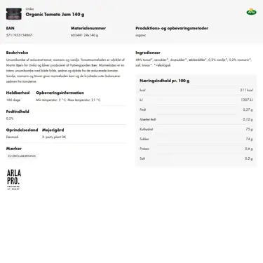 Download produktinformation