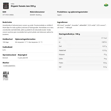 Download produktinformation