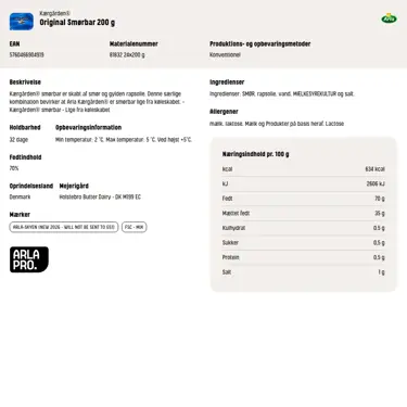 Download produktinformation