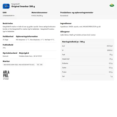 Download produktinformation