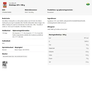 Download produktinformation