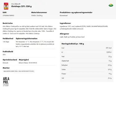 Download produktinformation