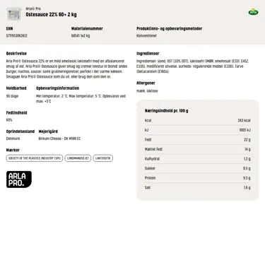 Download produktinformation