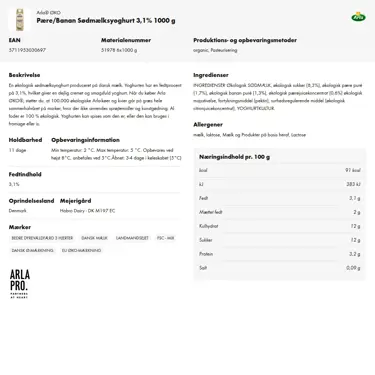 Download produktinformation