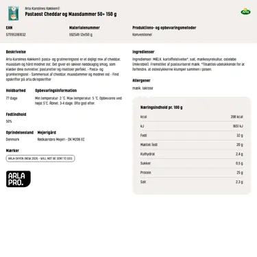 Download produktinformation