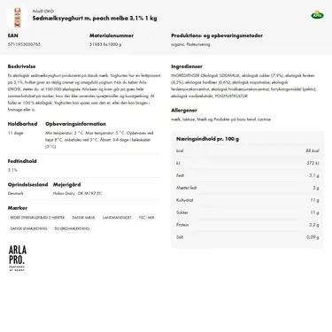 Download produktinformation