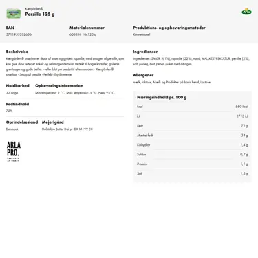 Download produktinformation