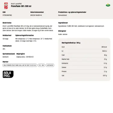 Download produktinformation