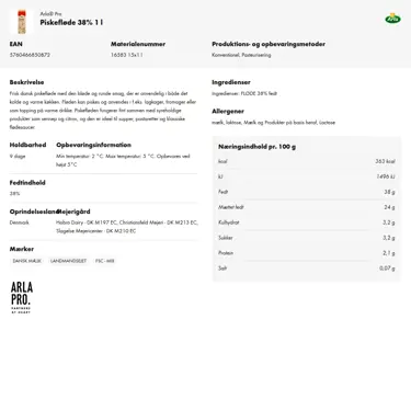 Download produktinformation