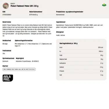 Download produktinformation