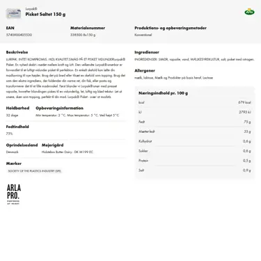 Download produktinformation