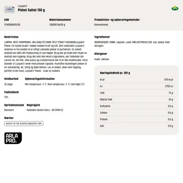 Download produktinformation