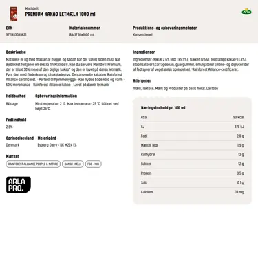 Download produktinformation