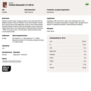 Download produktinformation