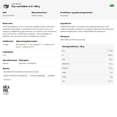 Download produktinformation