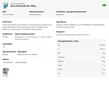 Download produktinformation