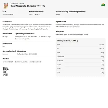 Download produktinformation