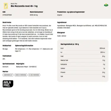 Download produktinformation