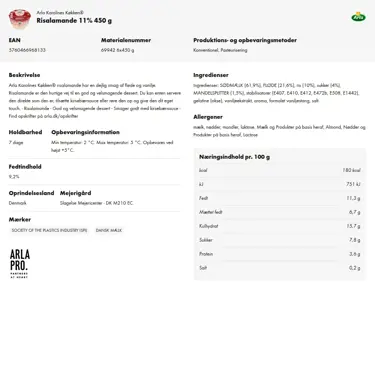 Download produktinformation