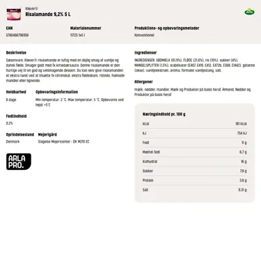 Download produktinformation