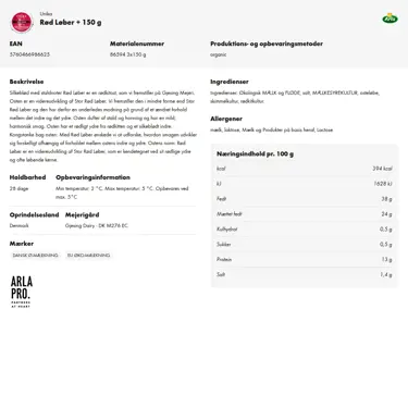 Download produktinformation