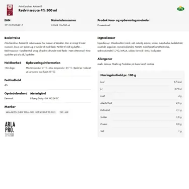 Download produktinformation