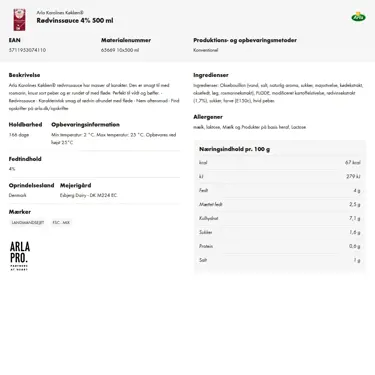 Download produktinformation