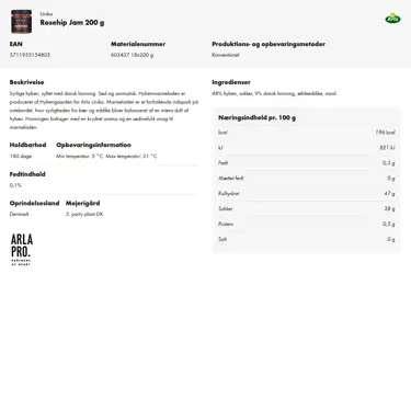 Download produktinformation