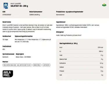 Download produktinformation