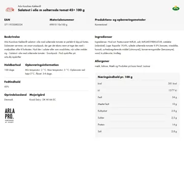 Download produktinformation