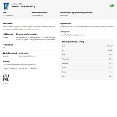 Download produktinformation