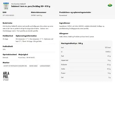 Download produktinformation