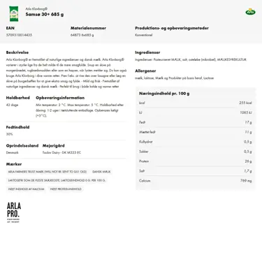 Download produktinformation