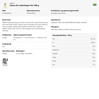 Download produktinformation
