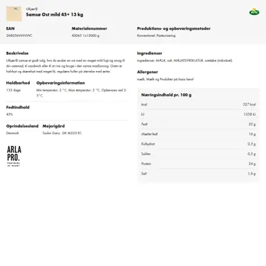 Download produktinformation