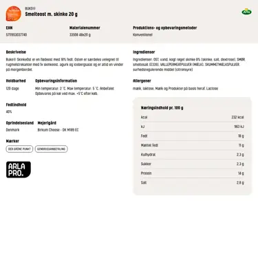 Download produktinformation