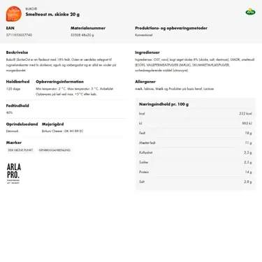 Download produktinformation