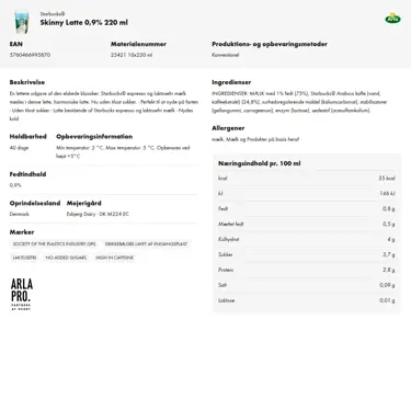 Download produktinformation