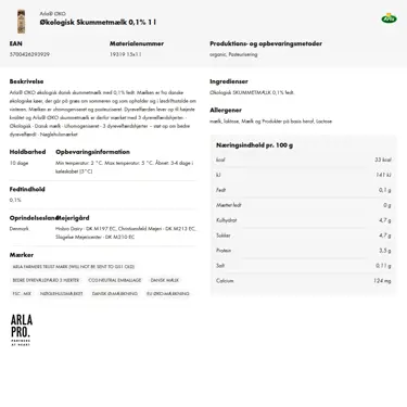 Download produktinformation