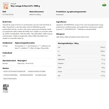 Download produktinformation