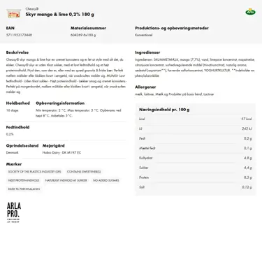 Download produktinformation
