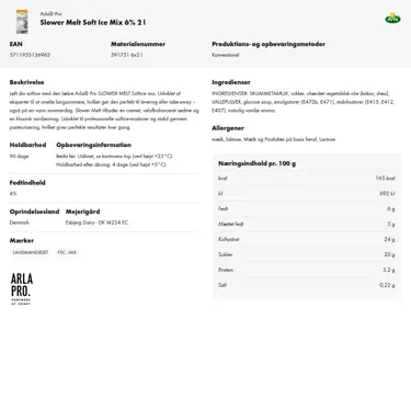 Download produktinformation