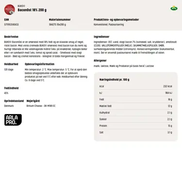 Download produktinformation