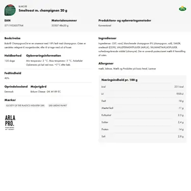 Download produktinformation