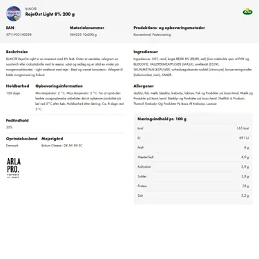 Download produktinformation