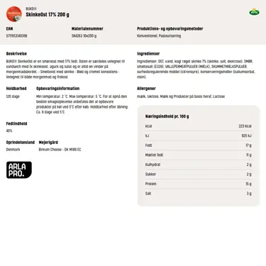 Download produktinformation