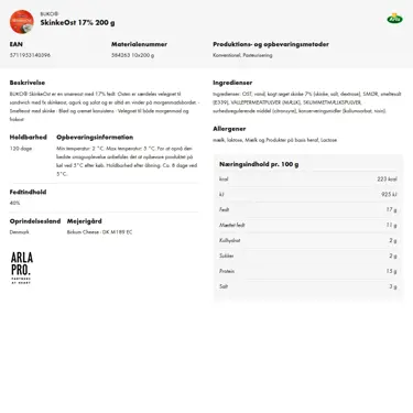 Download produktinformation