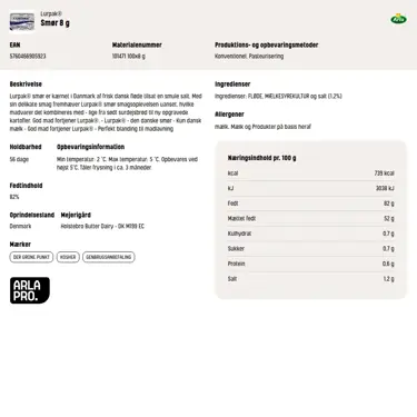 Download produktinformation