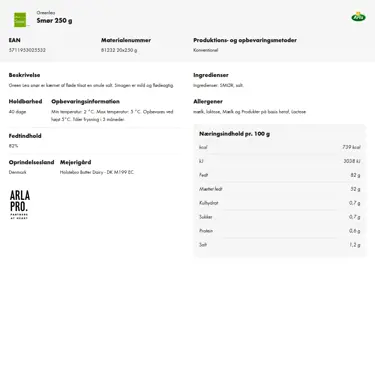 Download produktinformation