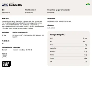 Download produktinformation